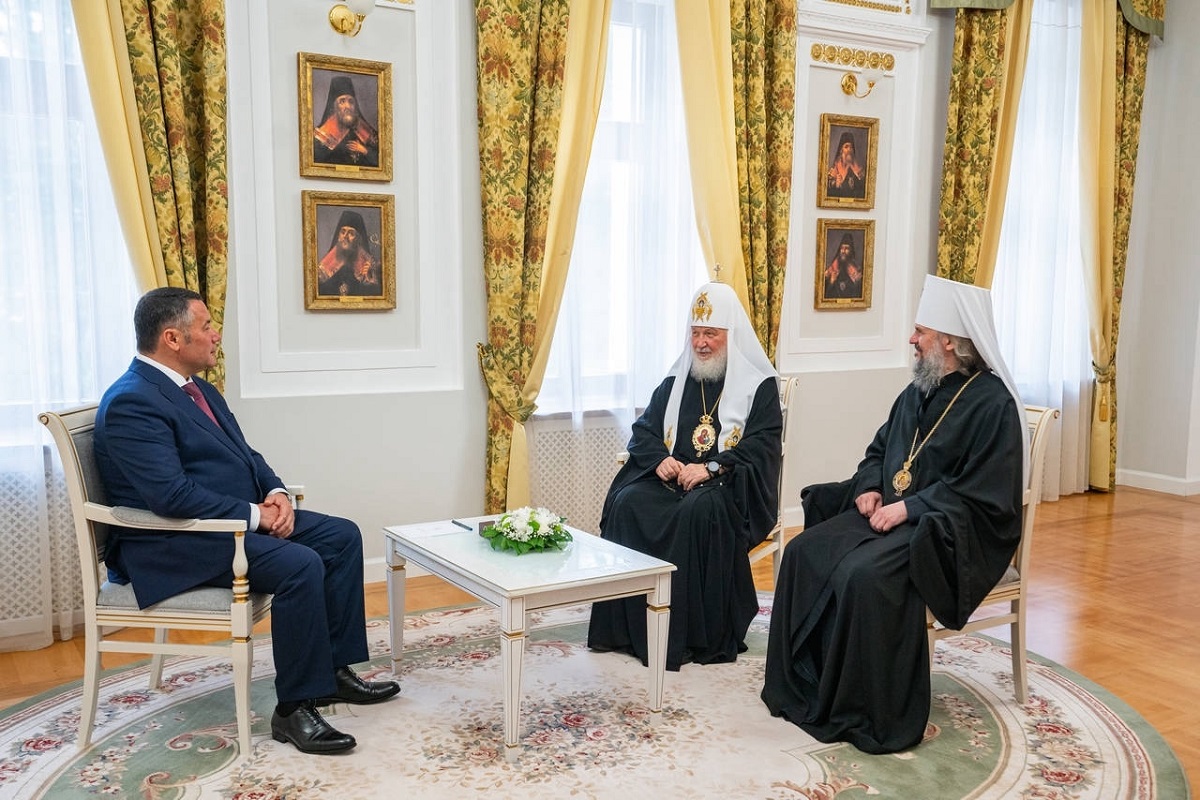 Патриарх Московский и всея Руси напутствовал Игоря Руденю на новое служение