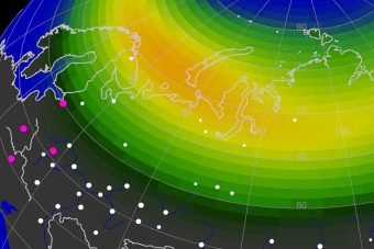 Полярные сияния 30 октября дошли до Тверской области Полярные сияния 30 октября дошли до Тверской области