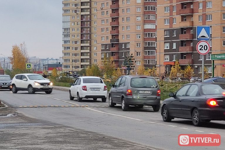 Рядом с местом смертельного ДТП в Твери установили «лежачего полицейского»