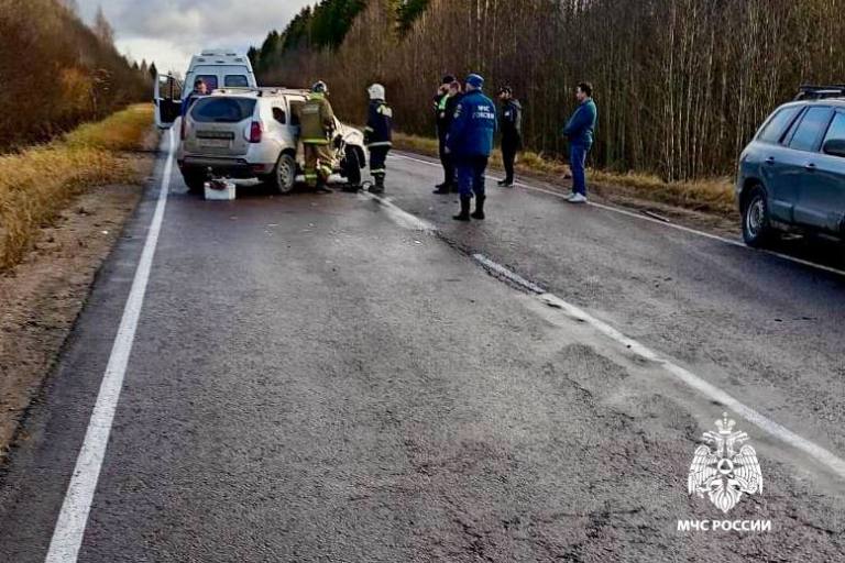 В Тверской области спасателям пришлось деблокировать пострадавшего в ДТП пассажира