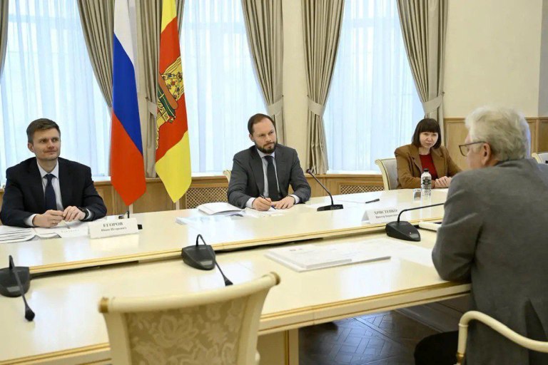 Виталий Королев и Виктор Христенко обсудили реализацию проекта «Старицкий посад» и мастер-плана города Старицы