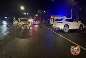 В ДТП на проспекте Чайковского в Твери пострадала женщина