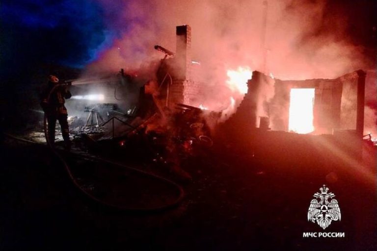 Баня сгорела под Тверью