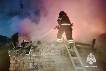 Баня сгорела под Тверью Баня сгорела под Тверью