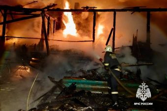 Жилой дом сгорел в Тверской области