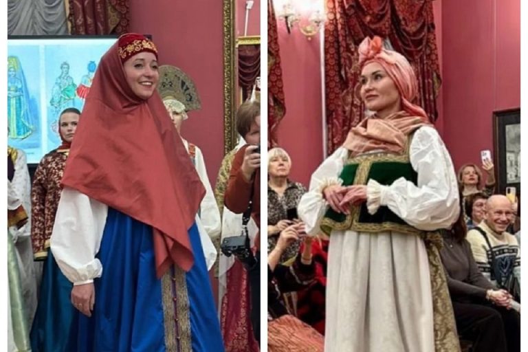 В Тверской области представили реконструкцию нарядов щеголих XIX века