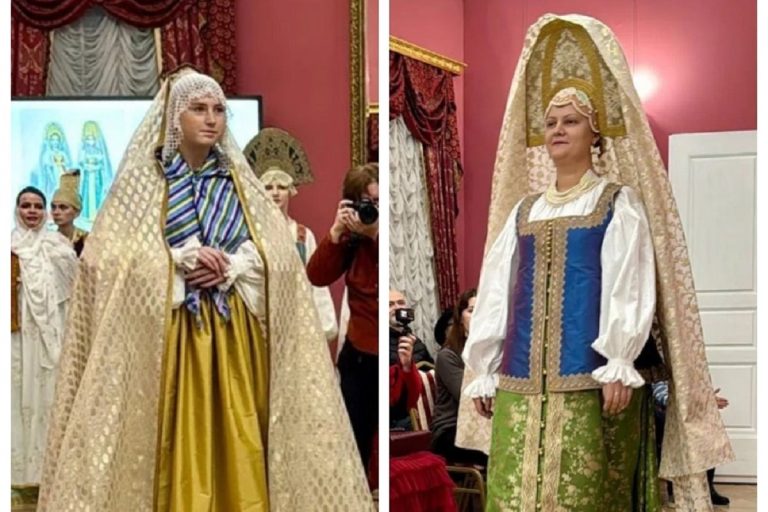 В Тверской области представили реконструкцию нарядов щеголих XIX века