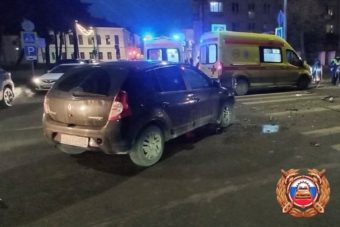 Пять человек, включая ребенка, пострадали в тройном ДТП с автобусом в центре Твери