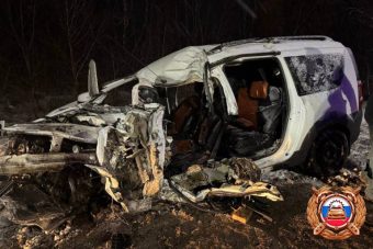 Появилось фото с места смертельного ДТП в Тверской области