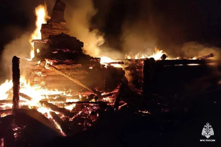 При пожаре в Тверской области погиб мужчина