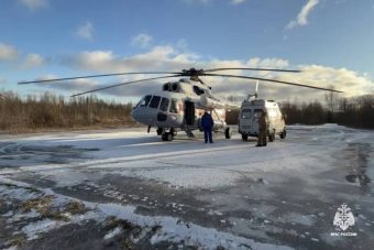 Пациента районной больницы доставили вертолетом из Нелидова в Тверь Пациента районной больницы доставили вертолетом из Нелидова в Тверь