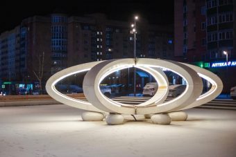 В Удомле открыт обновленный сквер на улице Попова