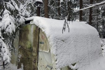 Путник наткнулся на загадочный домик в лесу в Тверской области