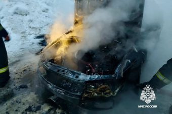 Легковушка горела в Тверской области