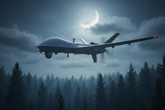 В небе над Тверской областью вечером сбили два беспилотника