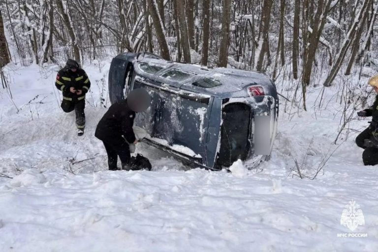 Легковушка вылетела в кювет под Тверью