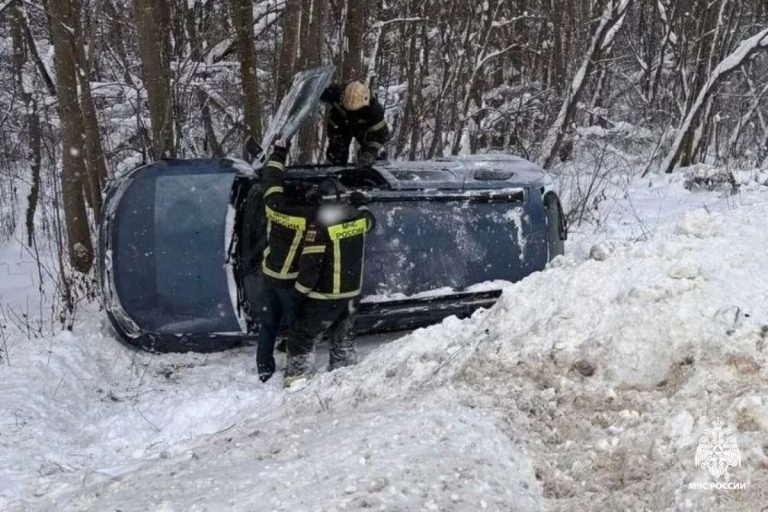 Легковушка вылетела в кювет под Тверью