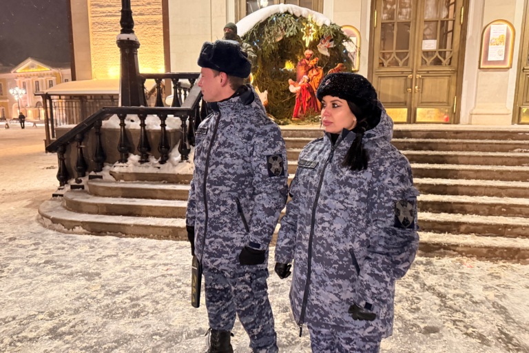 В Тверской области росгвардейцы встретили Новый год и Рождество Христово на посту