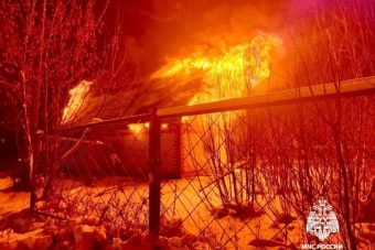 Женщина погибла при пожаре в Тверской области