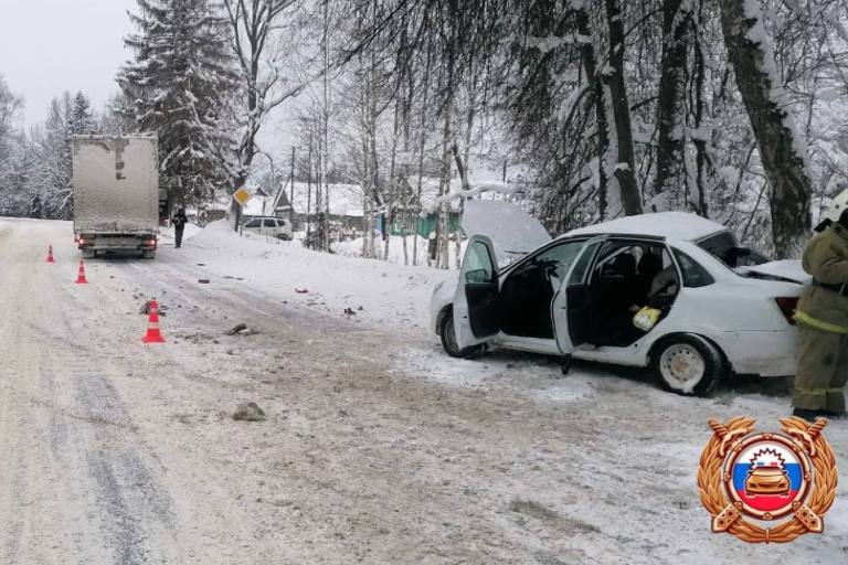 Девушка погибла, годовалый ребенок и мужчина госпитализированы после ДТП с участием фуры в Тверской области