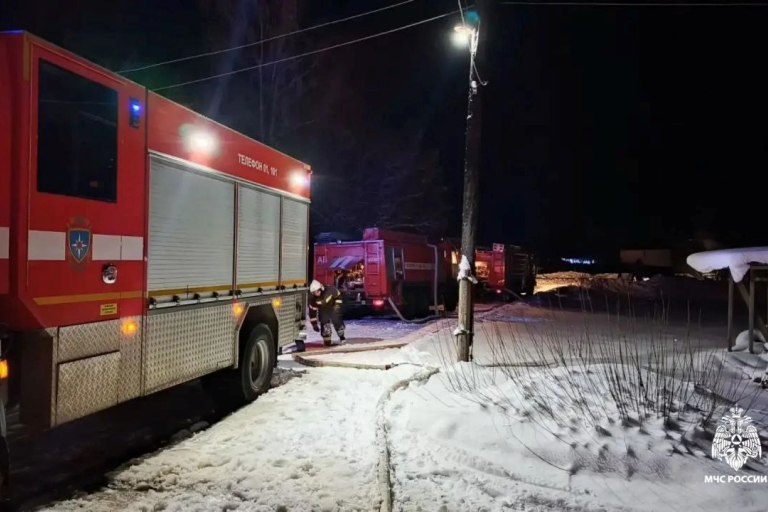 В Тверской области сгорел дотла жилой дом