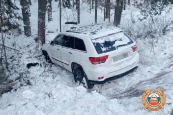 В Вышневолоцком округе машина улетела в кювет и врезалась в дерево В Вышневолоцком округе машина улетела в кювет и врезалась в дерево