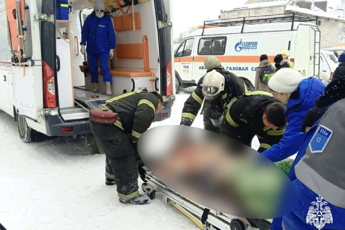 Женщину спасли во время пожара в Тверской области