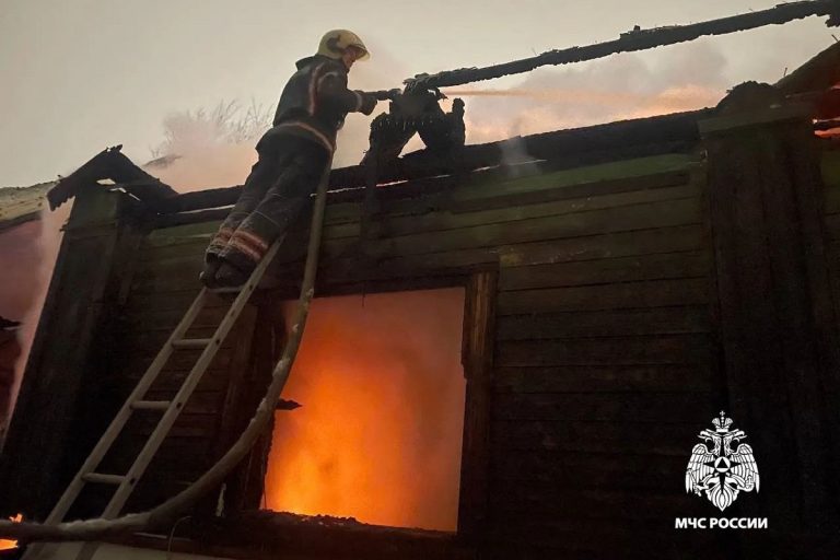 Пожар с пострадавшим произошел под Тверью