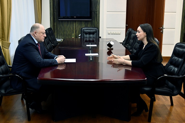 Сергей Голубев провел рабочую встречу с депутатом Госдумы Юлией Сарановой