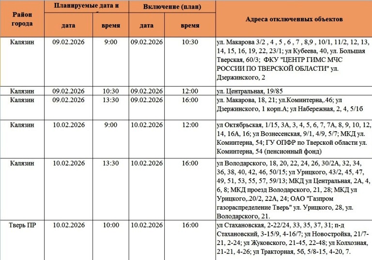 Жители Твери и области надолго останутся без света