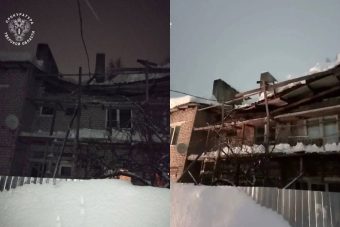 Крыша многоквартирного дома обрушилась в Тверской области