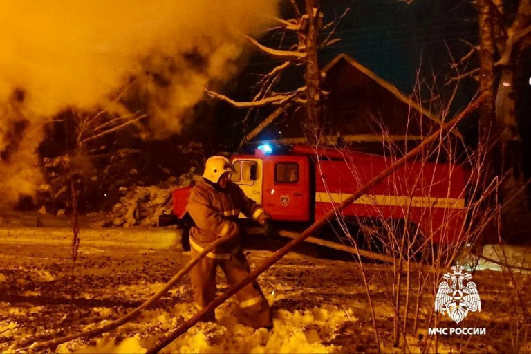 Мужчина погиб при пожаре в Тверской области