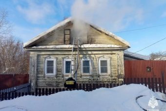 В Тверской области горел жилой дом