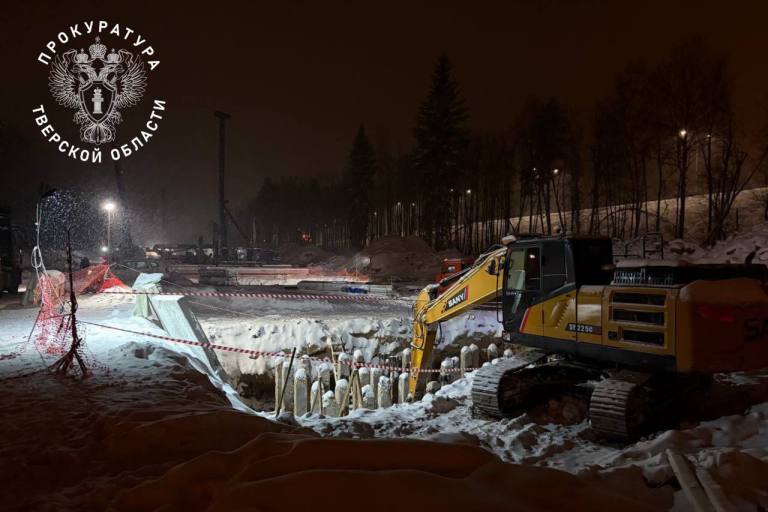 В Тверской области молодой работник погиб на стройке ВСМ