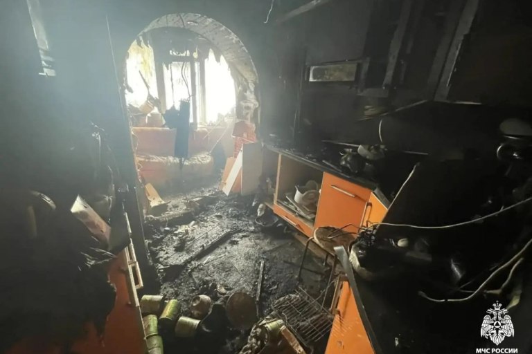 Мужчина погиб при пожаре в Тверской области