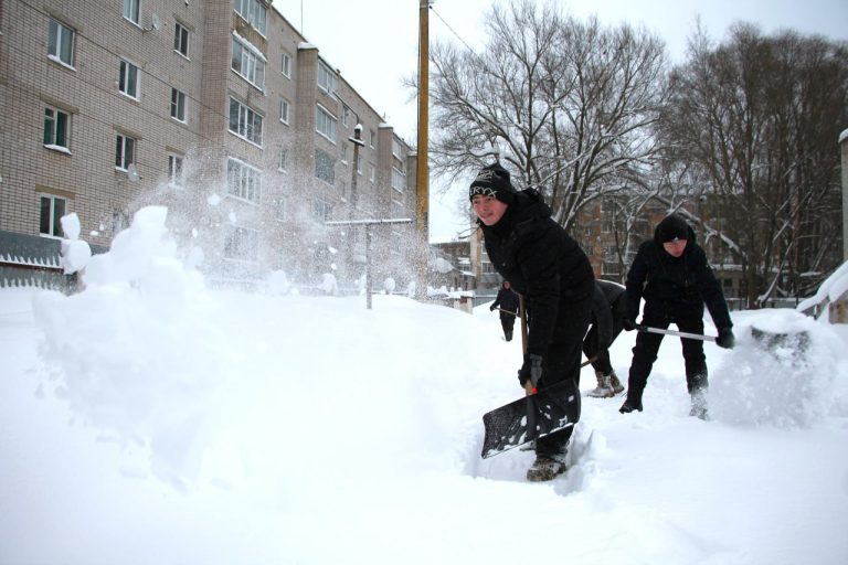 С начала февраля в Тверской области выпало 197% месячной нормы снега