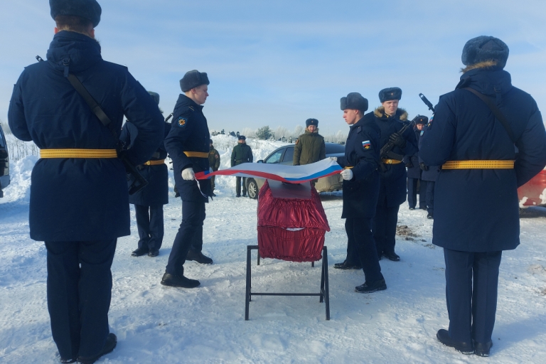 В Тверской области простились с мобилизованным сержантом, погибшим на СВО