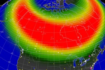 Землю озарили полярные сияния высшего уровня