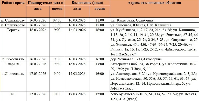 Жители Твери и области надолго останутся без света
