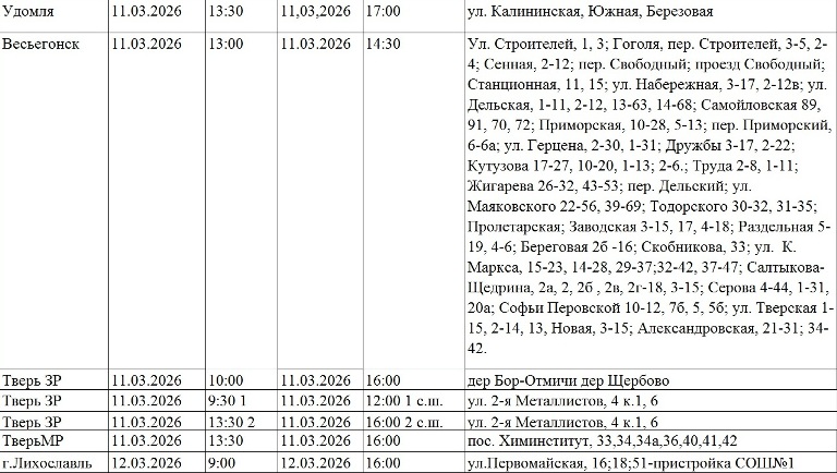 Жители Твери и области надолго останутся без света