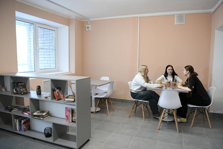 В обновленное общежитие колледжа в Твери въехали первые студентки
