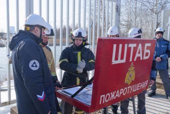 На Калининской АЭС прошли масштабные учения по предупреждению паводков и природных пожаров