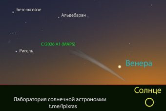 Жители Тверской области смогут увидеть комету-самоубийцу