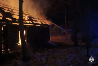 В Тверской области сгорел дотла дом