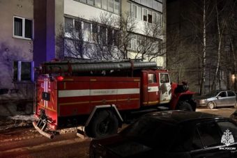 В Твери сгорела квартира в многоэтажном доме