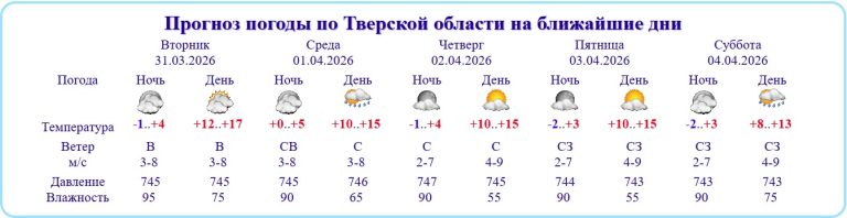 В Тверской области вновь зарегистрировано небывалое тепло