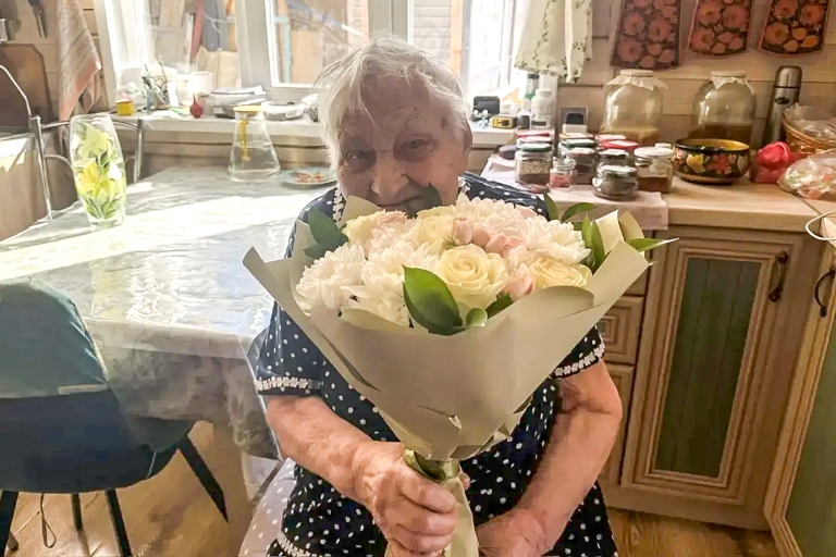 Ветерану войны из Ржева Тверской области исполнилось 102 года