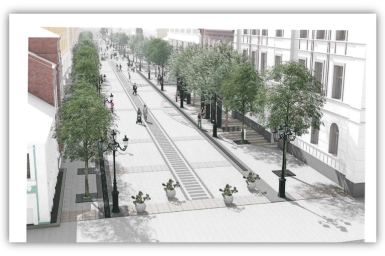 В Твери возобновляется ремонт улицы Трехсвятской