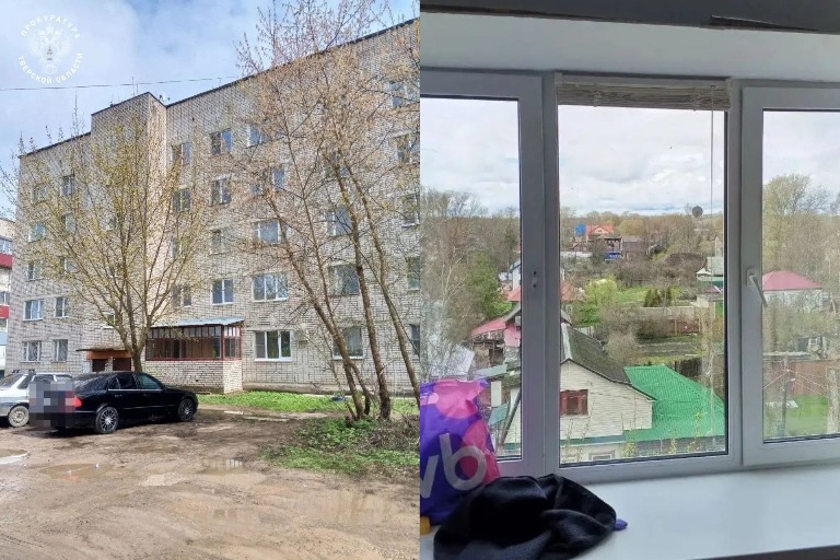 В Тверской области 3-летний мальчик погиб, выпав из окна 5 этажа