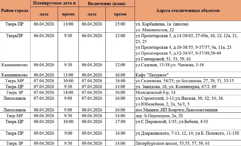 Жители Твери и области надолго останутся без света